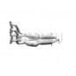 CATALYSEUR Ford Focus 1.6 1773687 1784848 1823033 1843289 AV615F297AA AV615F297AB AV615G232BF